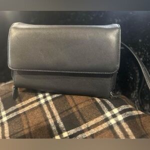 Worthington- Navy Blue leather Purse
